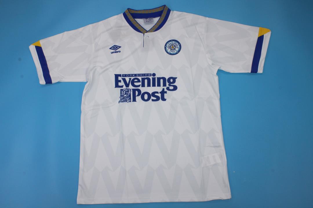 AAA Quality Leeds United 91/92 Home Soccer Jersey